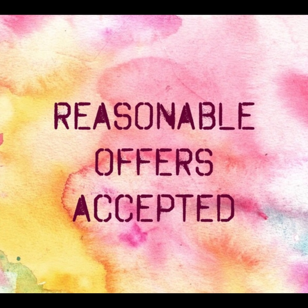 Reasonable Offers Accepted